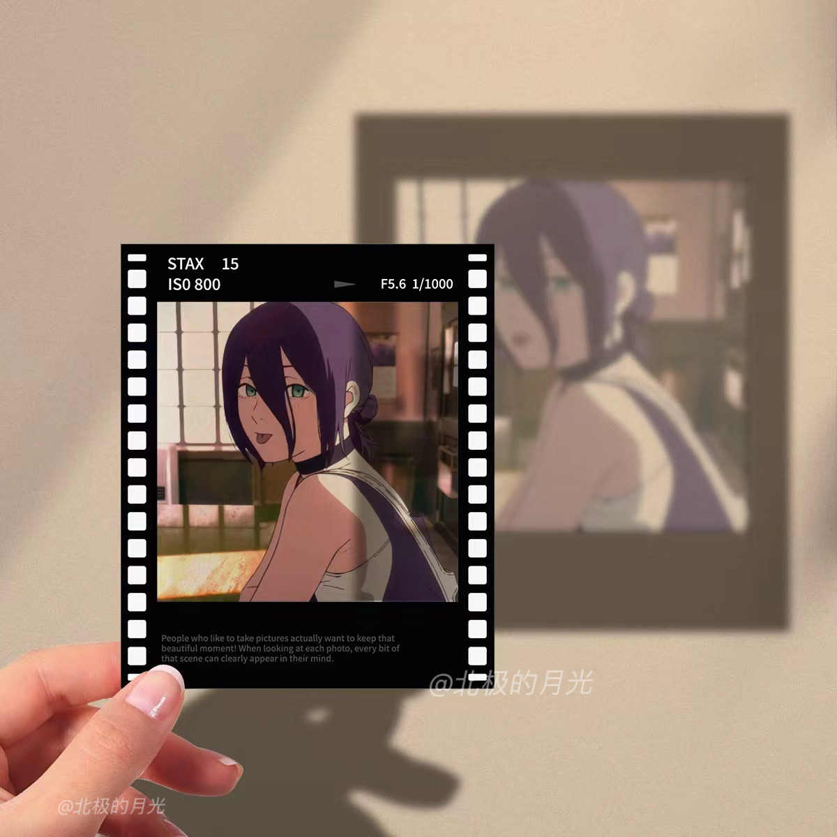Chainsaw Man Reze Arc Polaroid - Men Accessories Style ulasan dan harga