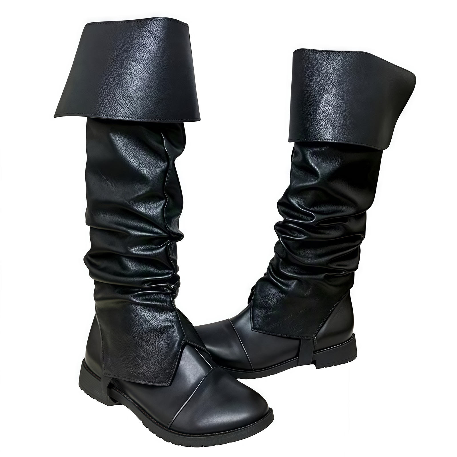 Medieval Pirate Boot Covers Ad - Men'S Viking Accessories ulasan dan harga