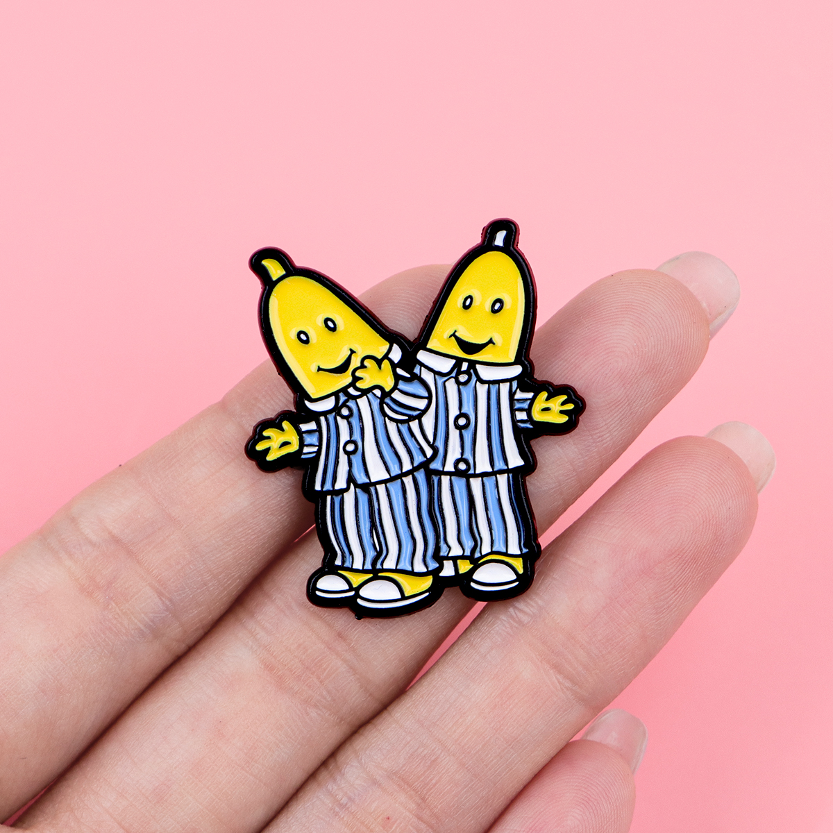 Funny Pajama Banana Man Enamel - Men'S Accessories Jewelry ulasan dan harga