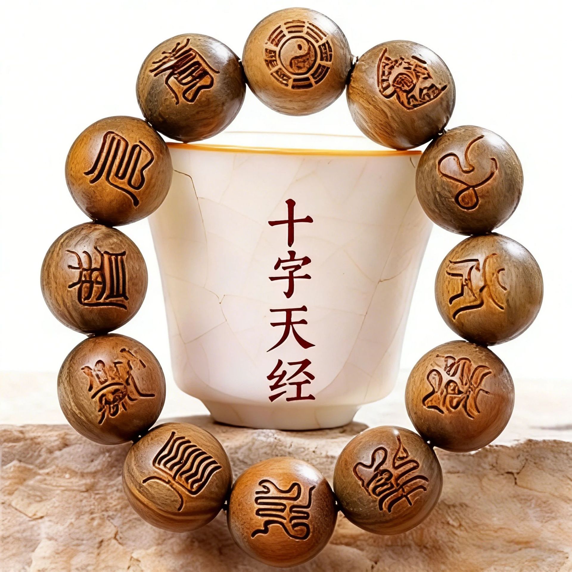 Lucky Luxury Green Sandalwood  - Bead Bracelet Men ulasan dan harga
