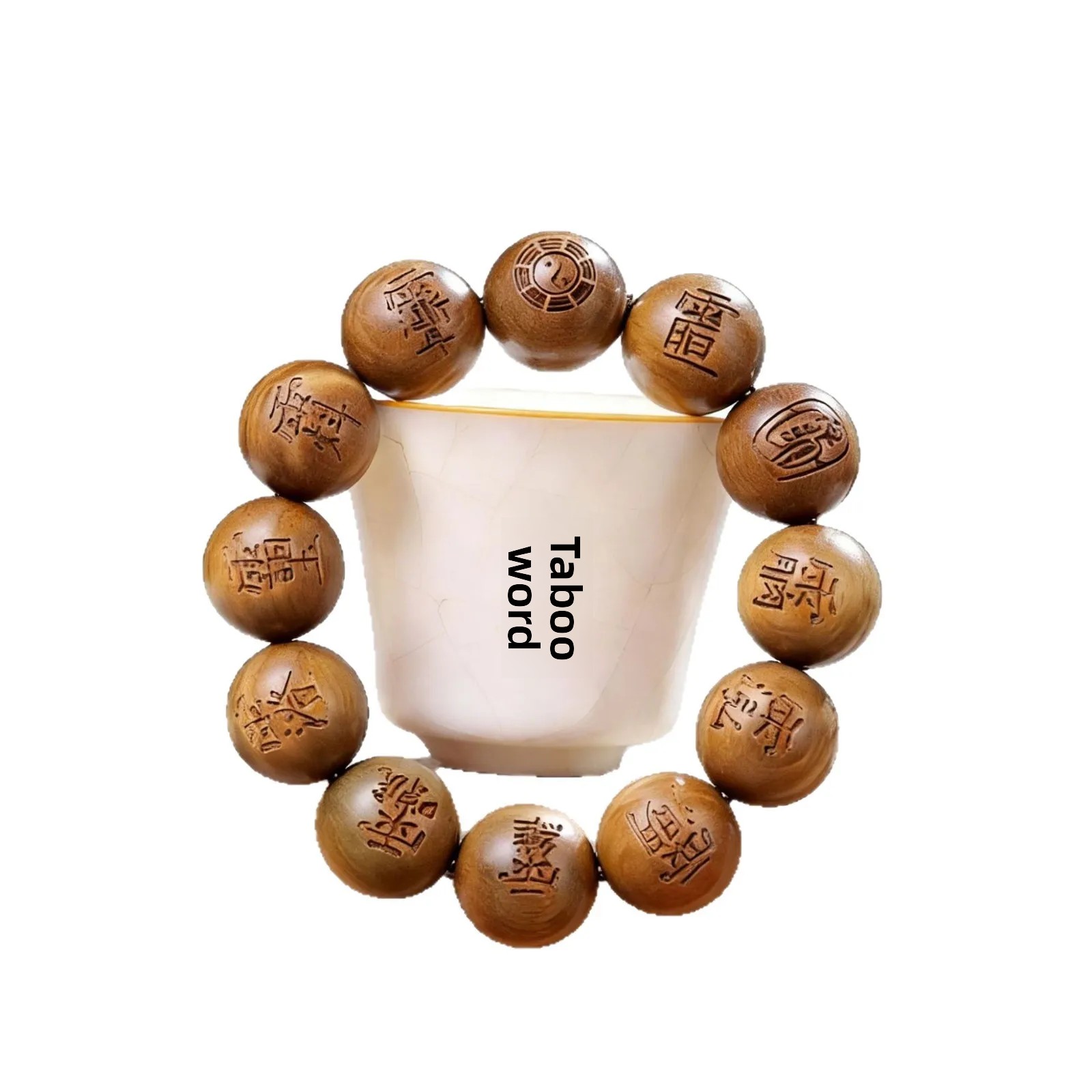 Lucky Luxury Green Sandalwood  - Bead Bracelet Men ulasan dan harga