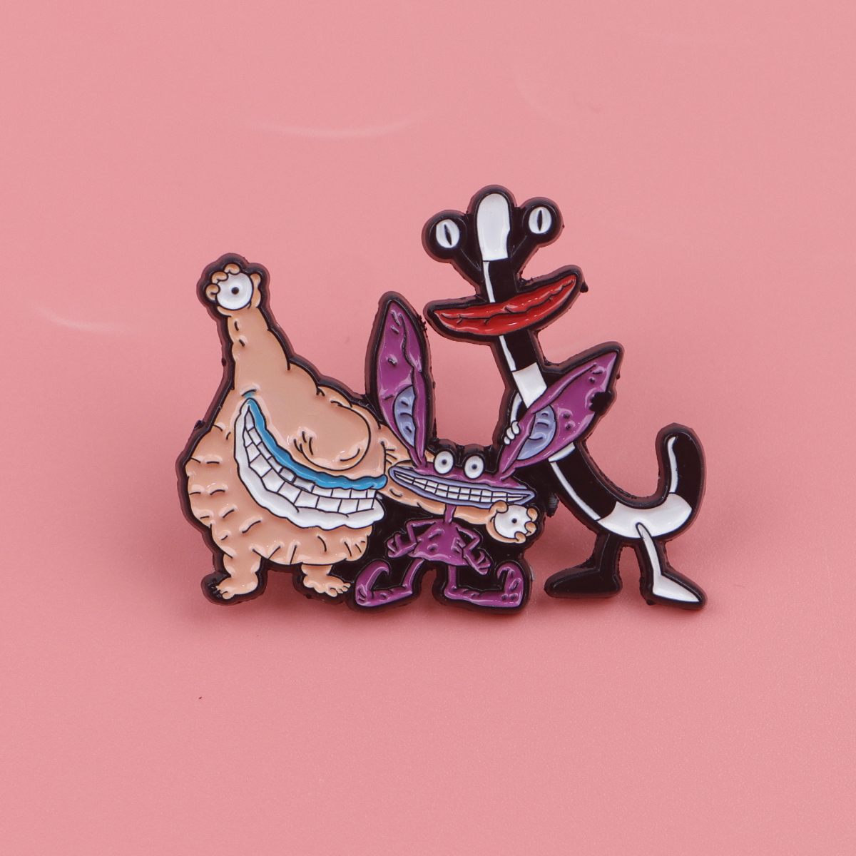 Cartoon Monster Enamel Pin Bad - Men'S Accessories Jewelry ulasan dan harga