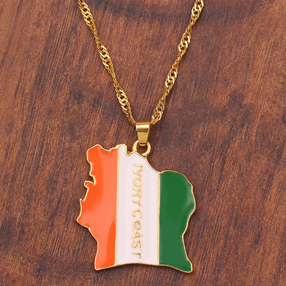 Fashion Trend World Map Neckla - Men'S Accessories Jewelry ulasan dan harga