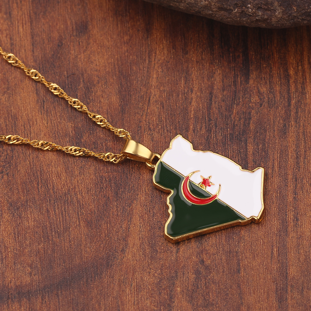 Fashion Trend World Map Neckla - Men'S Accessories Jewelry ulasan dan harga