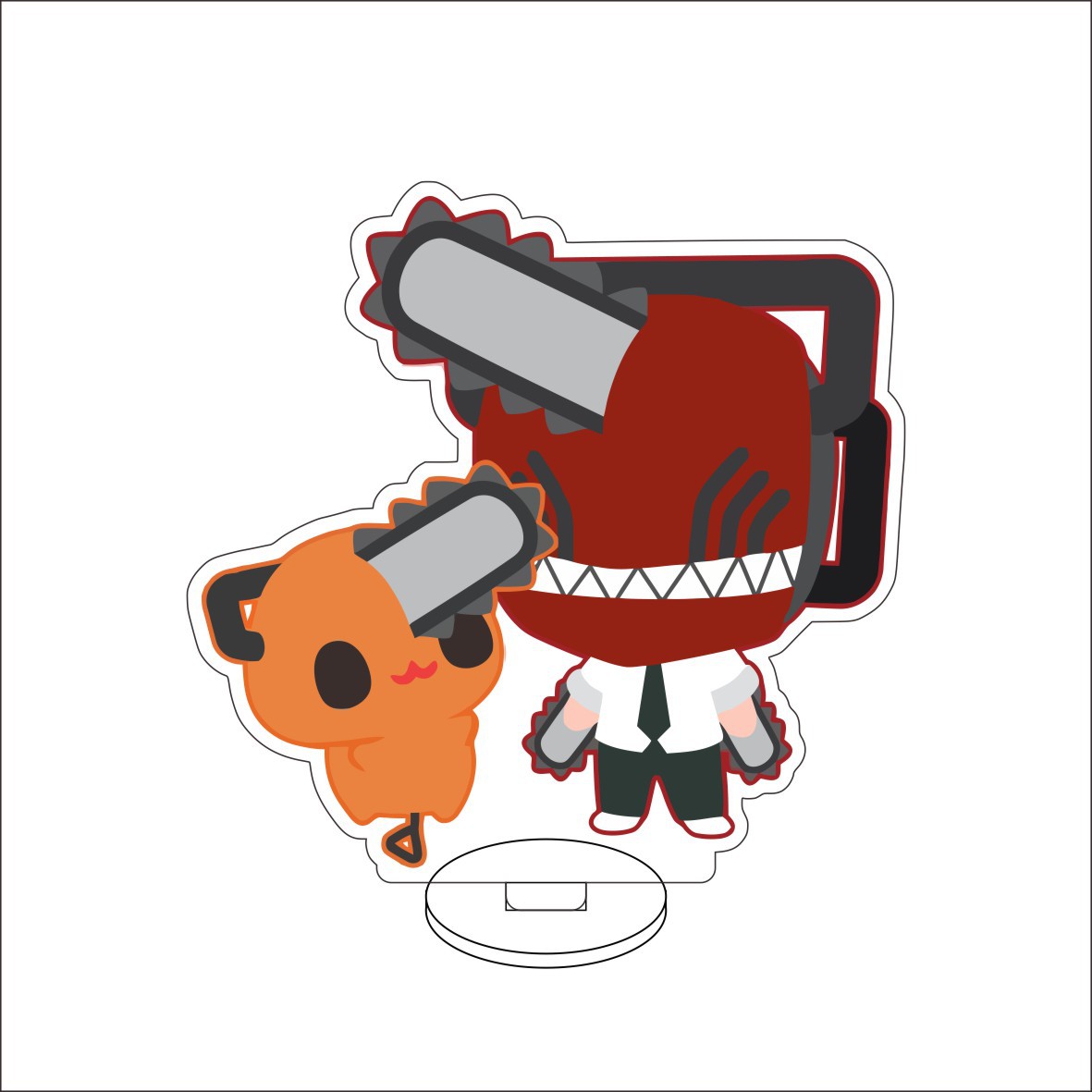 10CM Anime Chainsaw Man Pochit - Men'S Accessories Anime ulasan dan harga