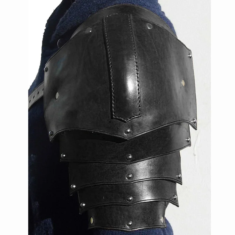 Medieval Leather Shoulder Armo - Men'S Viking Accessories ulasan dan harga
