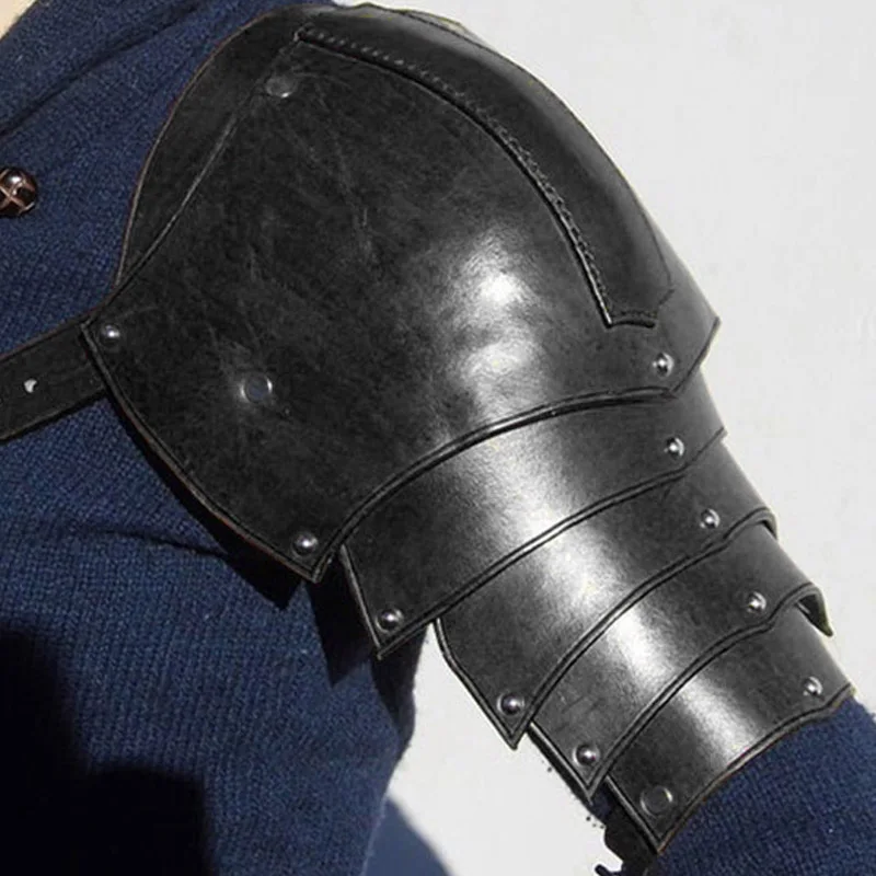 Medieval Leather Shoulder Armo - Men'S Viking Accessories ulasan dan harga