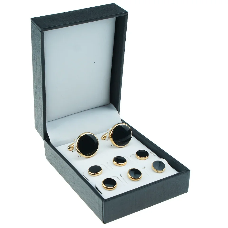 8PCS Elegant Copper Shell Cuff - Men Accessories Wedding ulasan dan harga