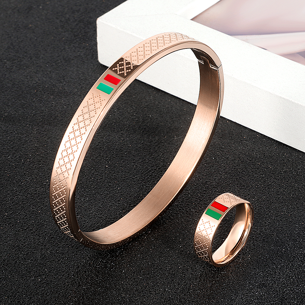 Zalman Classic Brand Green Red - Men Accessories Ring And Bracelet ulasan dan harga