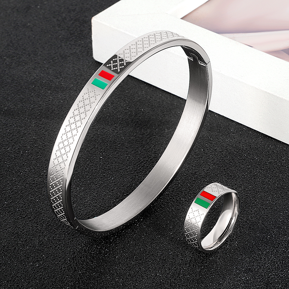 Zalman Classic Brand Green Red - Men Accessories Ring And Bracelet ulasan dan harga