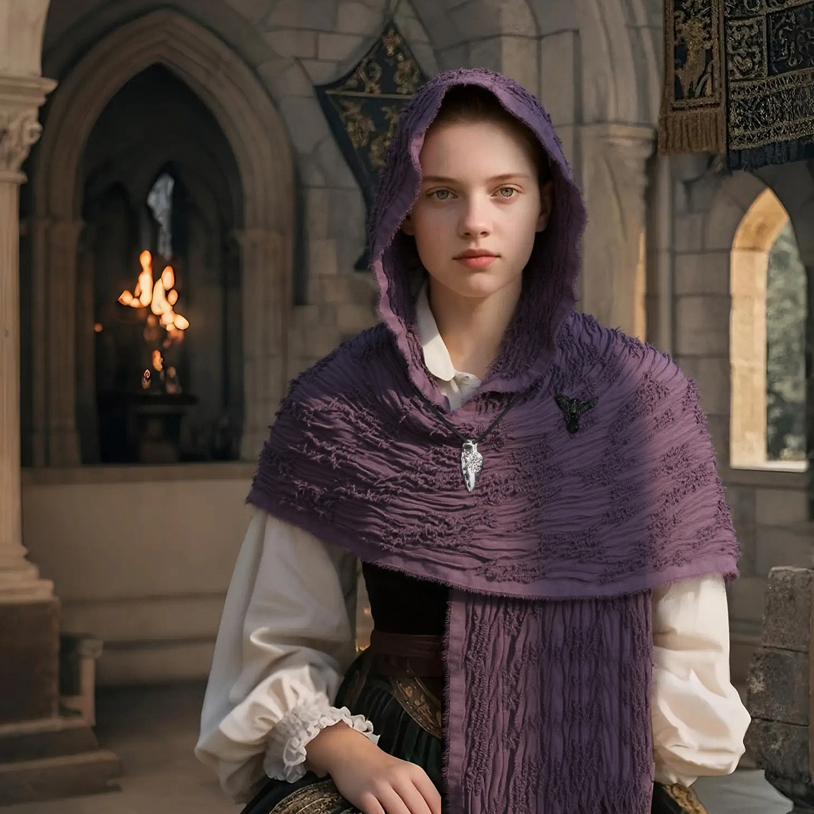Medieval Viking Cloak Distress - Men'S Viking Accessories ulasan dan harga