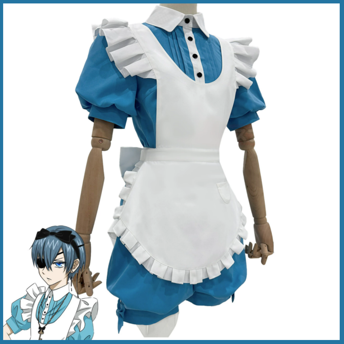 Anime Ciel Phantomhive Smile C - Men'S Accessories With Suits ulasan dan harga