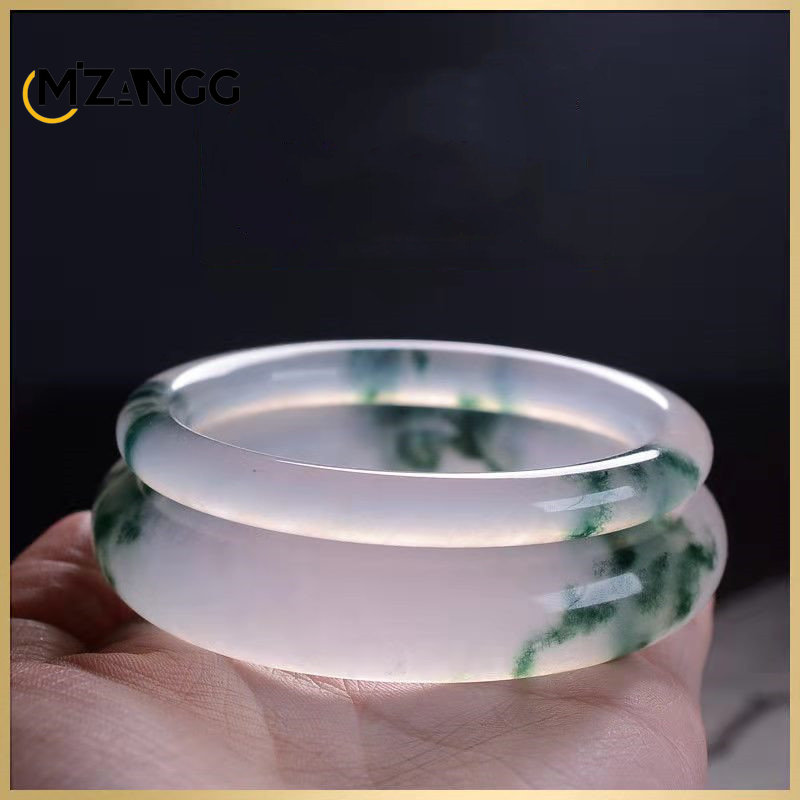 Natural Green Jadeite Bangle J - Men Accessories Style ulasan dan harga
