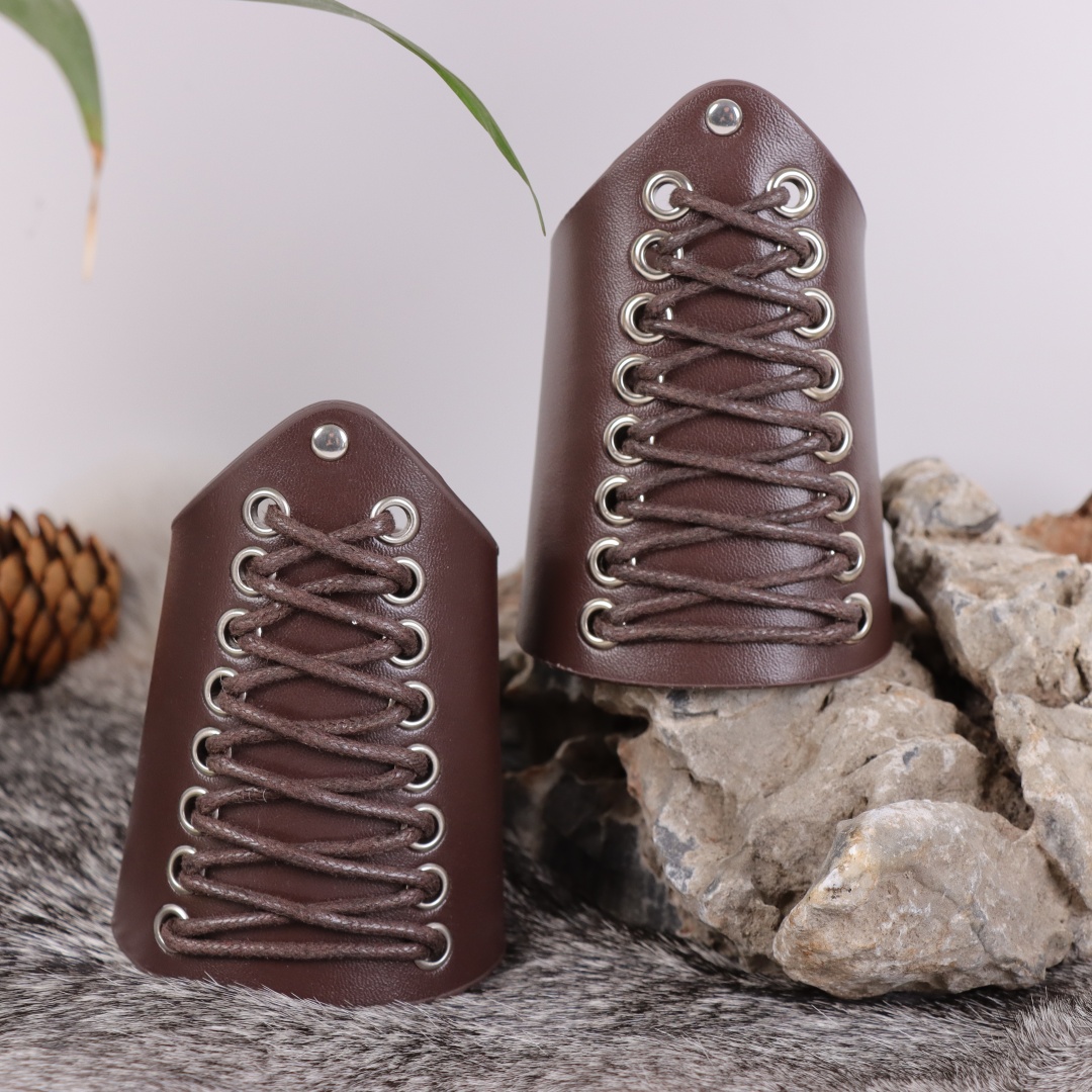 Medieval PU Leather Gauntlet W - Men'S Viking Accessories ulasan dan harga