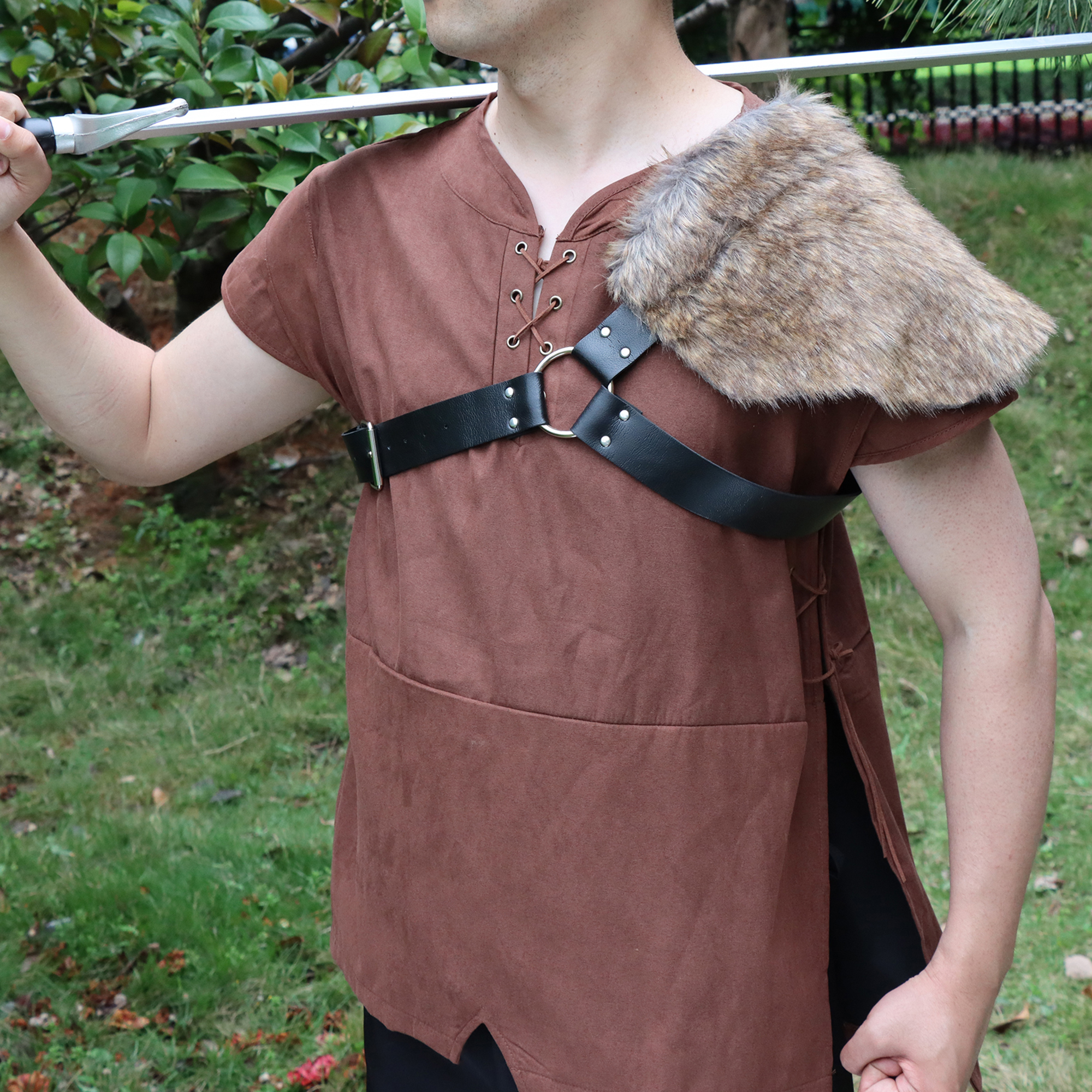Medieval Viking Fake Fur One S - Men'S Viking Accessories ulasan dan harga