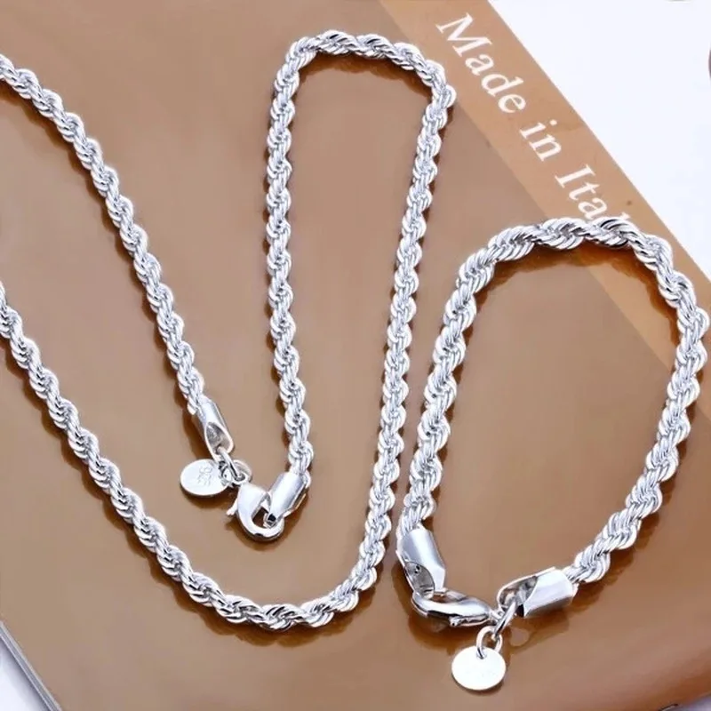 Charm 925 sterling silver Acce - Men Accessories Chain And Bracelet ulasan dan harga