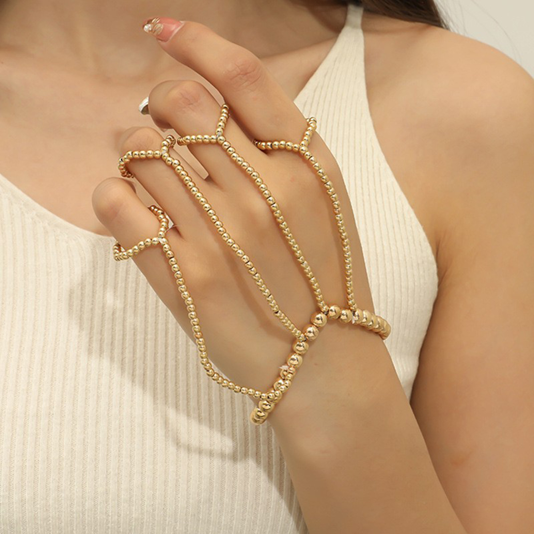 New Trending Beads Finger Pull - Men Accessories Ring And Bracelet ulasan dan harga