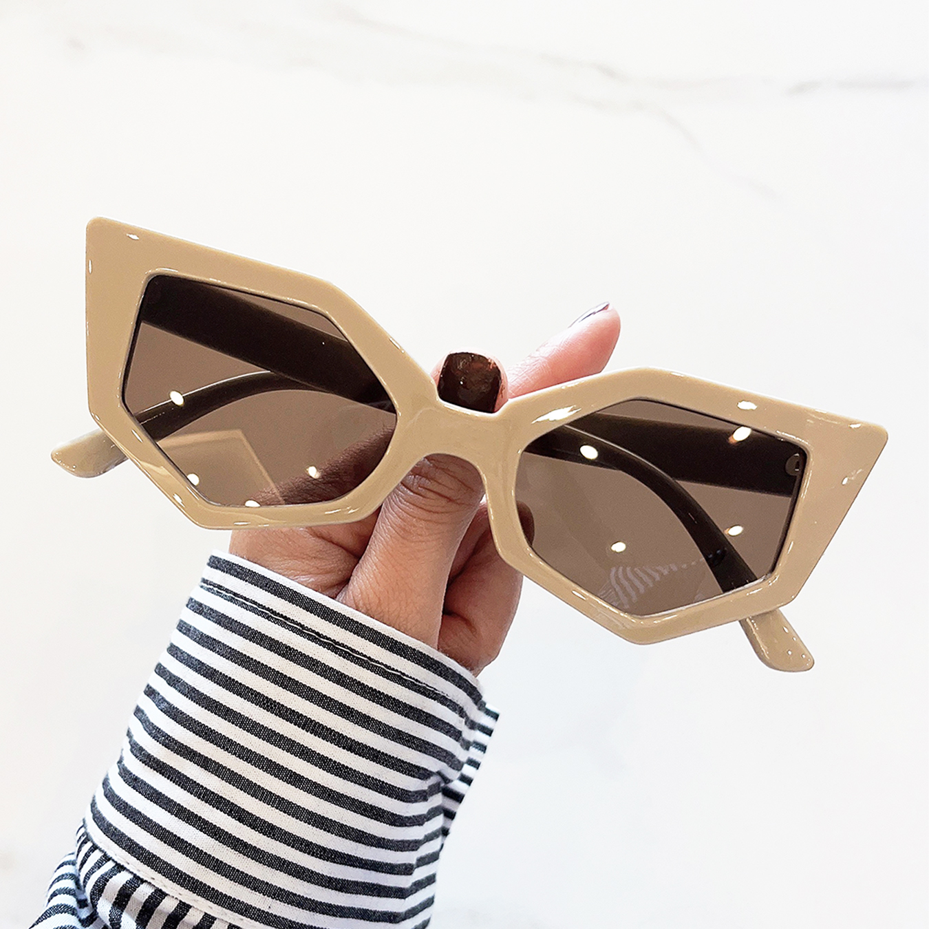Fashion Geometric Cat Eye Fram - Men'S Accessories Trends 2025 ulasan dan harga